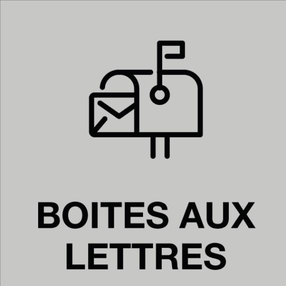 Étiquette Gravée Boîtes aux Lettres