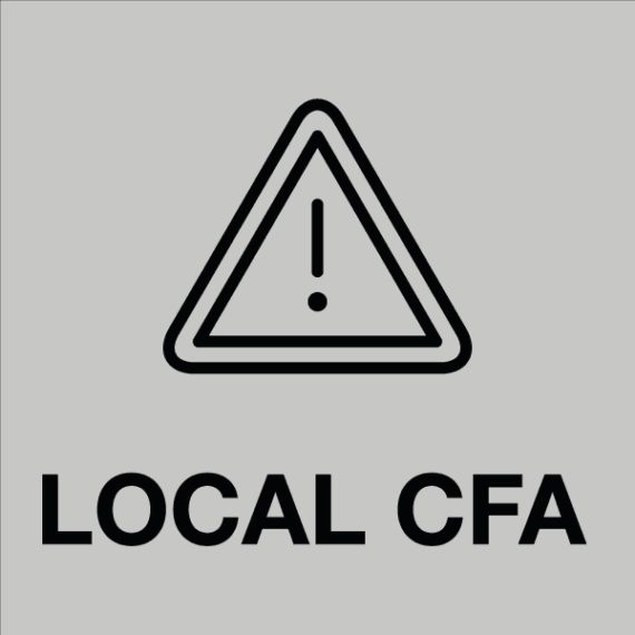 Étiquette Gravée Local CFA