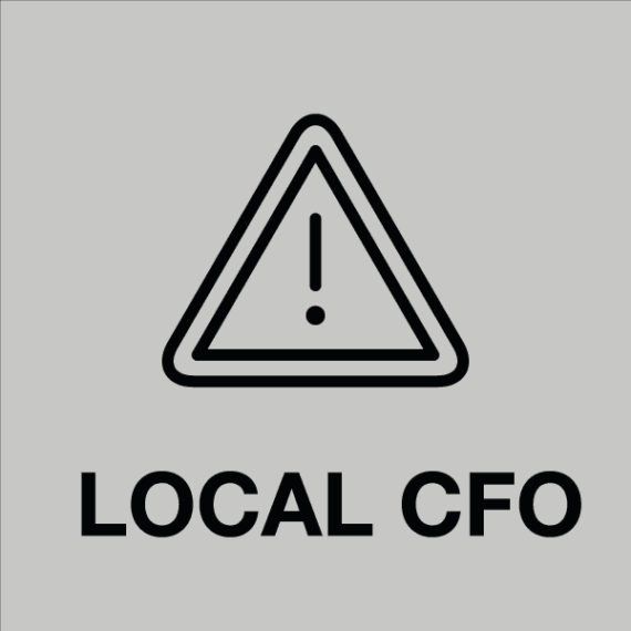 Étiquette Gravée Local CFO