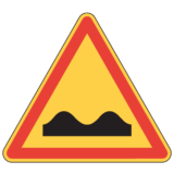 Panneau Danger Dos d'Âne ou Cassis - AK2
