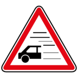 Panneau Danger Nappes de Brouillard ou Fumées Épaisses