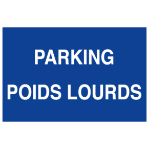 Panneau Parking Poids Lourds