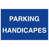 Panneau Parking Handicapés
