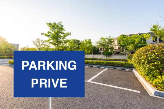 Panneau Parking Privé ROUT-0146