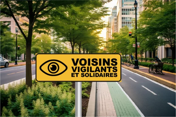 Panneau Voisins Vigilants et Solidaires ROUT-0167