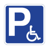 Panneau Parking Handicapé