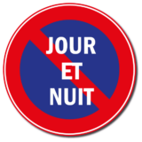 Panneau Stationnement Interdit Jour et Nuit