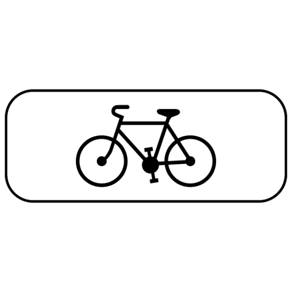 Panneau Indicatif Cyclistes - M4d1