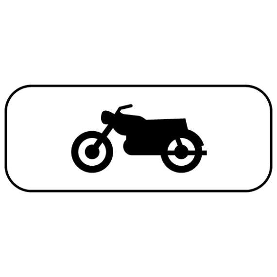 Panneau Indicatif Motocyclettes / Motocyclettes Légères - M4c