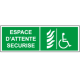 Panneau Espace d'Attente Sécurisé