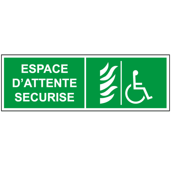 Panneau Espace d'Attente Sécurisé