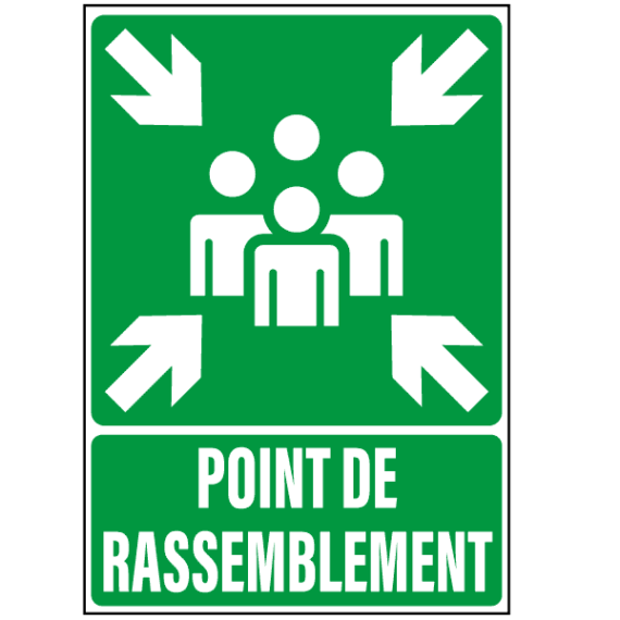 Panneau Point de Rassemblement