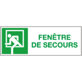 Panneau Fenêtre de Secours - ISO 7010