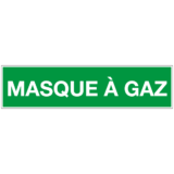 Panneau Masque à Gaz