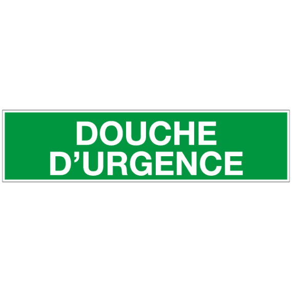 Panneau Douche d'Urgence