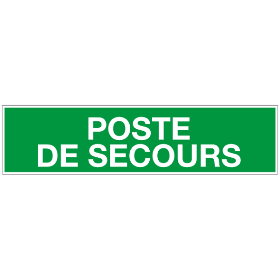 Panneau Poste de Secours