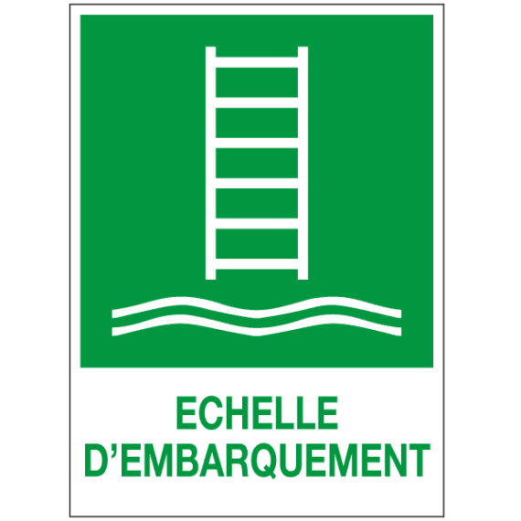 Panneau Échelle d'Embarquement ISO 7010