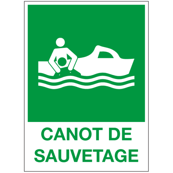 Panneau Canot de Sauvetage ISO 7010