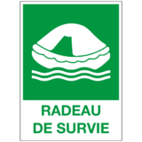 Panneau Radeau de Survie ISO 7010