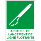 Panneau Appareil de Lancement de Ligne Flottante ISO 7010