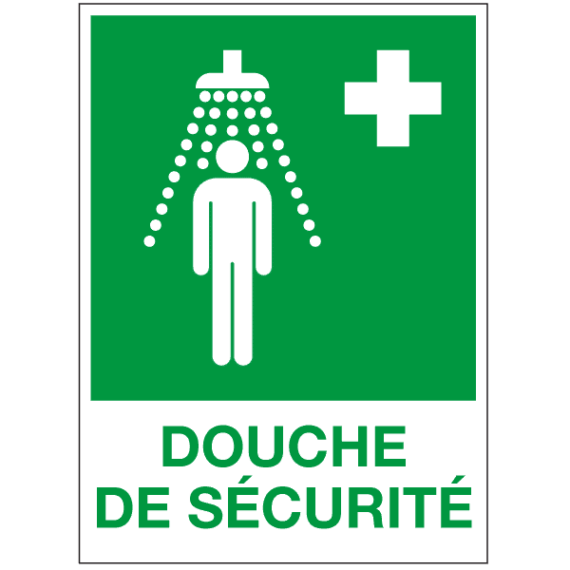 Panneau Douche de Sécurité ISO 7010