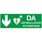 Panneau Défibrillateur Automatique en Bas