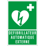 Panneau Défibrillateur Automatique Externe