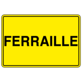 Panneau Ferraille