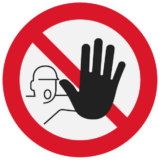 Panneau Interdiction de Toucher
