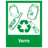 Signalétique Recyclage Verre