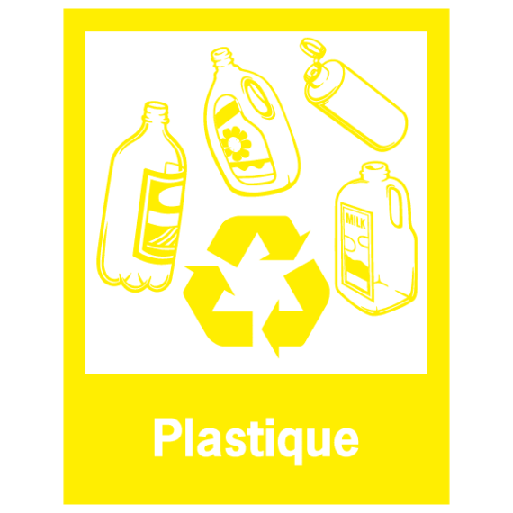Signalétique Recyclage Plastique