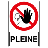 Panneau Pleine