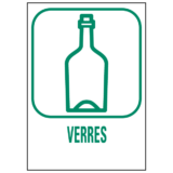 Panneau Déchetterie Verres