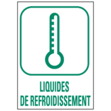 Panneau Déchetterie Liquides de Refroidissement