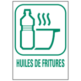 Panneau Déchetterie Huiles de Fritures