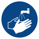 Signalétique Lavage des Mains Obligatoire ISO 7010 - M011