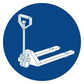 Signalétique Transpalette Obligatoire ISO 7010