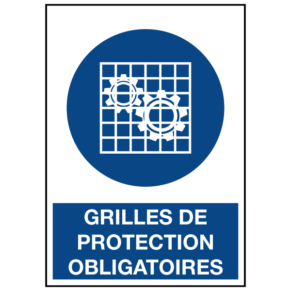 Signalétique Grilles de Protection Obligatoires ISO 7010