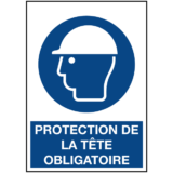 Signalétique Protection de la Tête Obligatoire ISO 7010