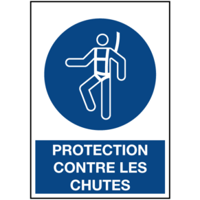 Signalétique Protection Contre les Chutes ISO 7010