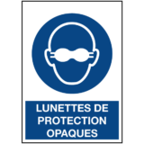 Signalétique Lunettes de Protection Opaques ISO 7010