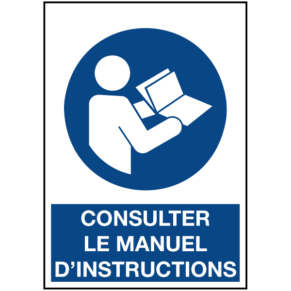 Signalétique Consulter le Manuel d'Instructions ISO 7010