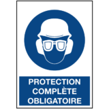 Signalétique Protection Complète Obligatoire ISO 7010