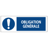 Signalétique Obligation Générale ISO 7010