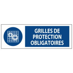 Signalétique Grilles de Protection Obligatoires ISO 7010