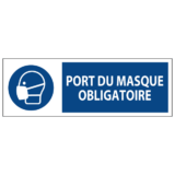 Signalétique Port du Masque Obligatoire ISO 7010