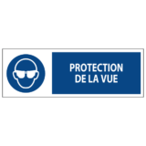 Signalétique Protection de la Vue ISO 7010