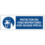 Signalétique Protection des Voies Respiratoires avec Masque Spécial ISO 7010