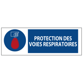 Signalétique Protection des Voies Respiratoires ISO 7010