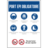 Consigne Port des EPI Obligatoire ISO 7010